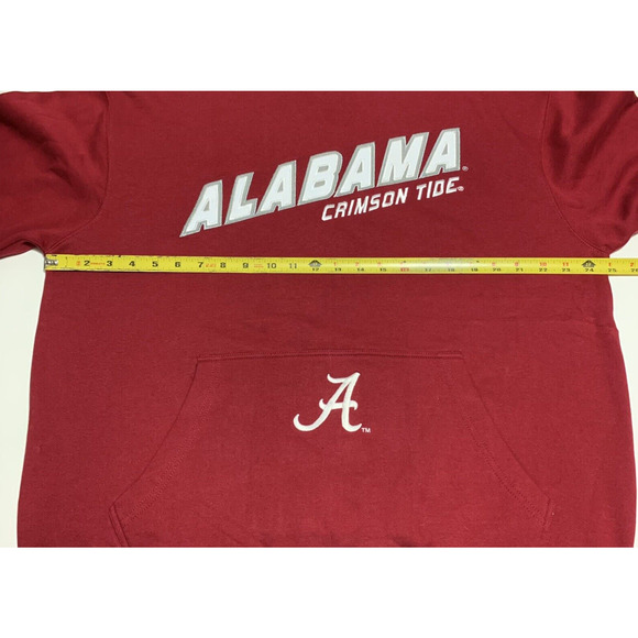 E5 ALABAMA CRIMSON TIDE NCAA FLEECE PULLOVER HOODIE Size Large Brand New - Picture 6 of 6